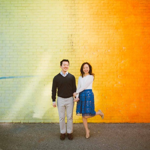 JOHN + YOUN | Brooklyn Bridge Park Engagement